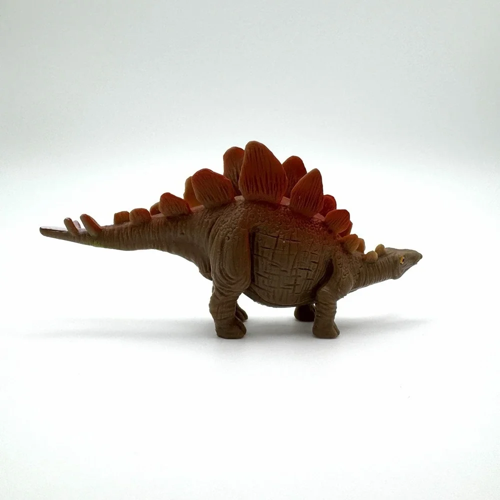 Dinosaur Figure Lot - Triceratops & Stegosaurus -‎ Set of 3 Toys